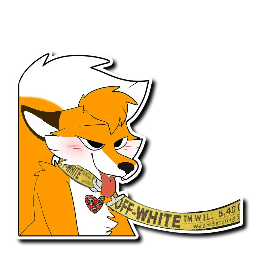 Sticker from the "HaceTheFox" sticker pack