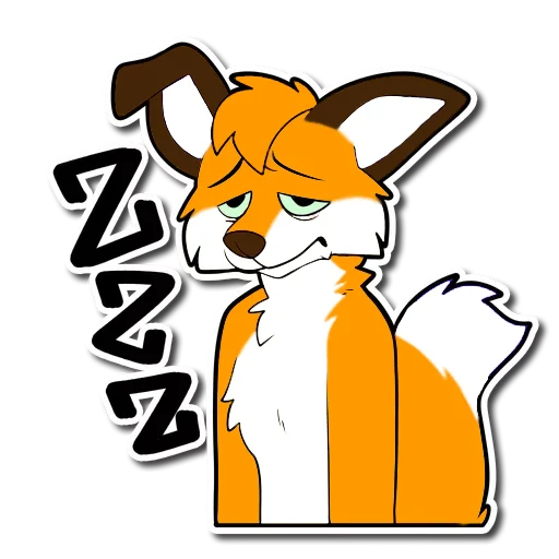 Sticker from the "HaceTheFox" sticker pack