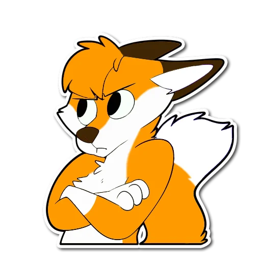 Sticker from the "HaceTheFox" sticker pack