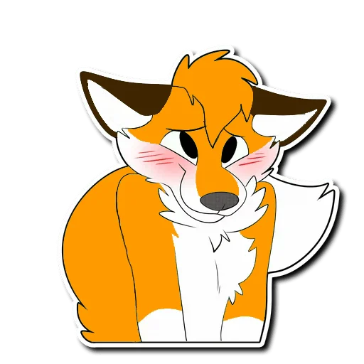 Sticker from the "HaceTheFox" sticker pack