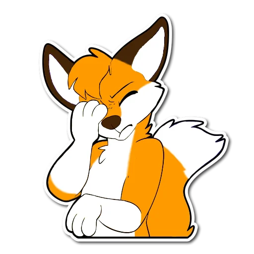 Sticker from the "HaceTheFox" sticker pack