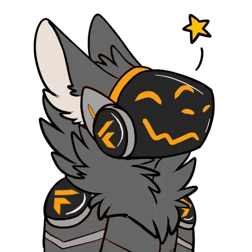 Sticker from the "HaceTheFox" sticker pack