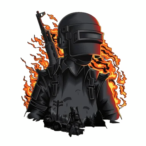 Sticker from the "PUBG Game" sticker pack