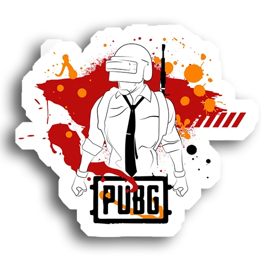 Sticker from the "PUBG Game" sticker pack