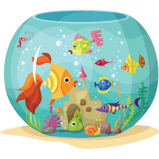 Sticker from the "Aquariums" sticker pack