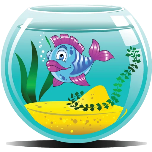 Sticker from the "Aquariums" sticker pack