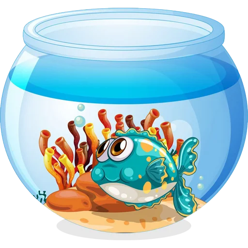 Sticker from the "Aquariums" sticker pack