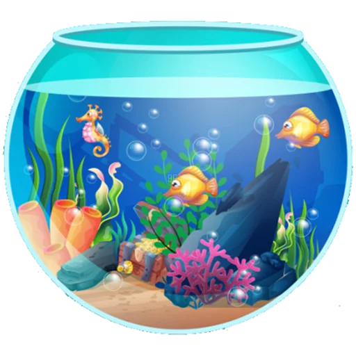 Sticker from the "Aquariums" sticker pack