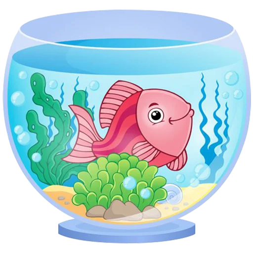 Sticker from the "Aquariums" sticker pack