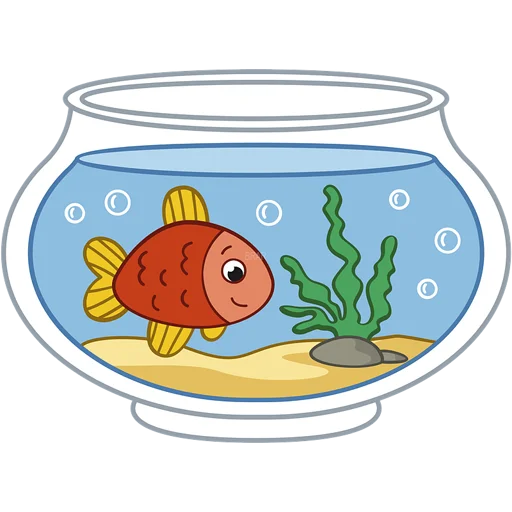 Sticker from the "Aquariums" sticker pack