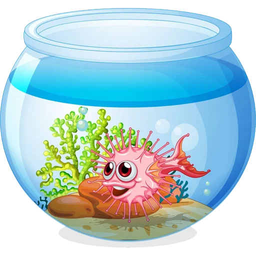 Sticker from the "Aquariums" sticker pack