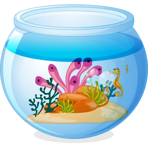 Sticker from the "Aquariums" sticker pack