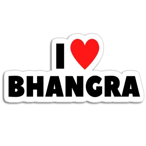 Sticker from the "Bhangra ਭੰਗੜਾ" sticker pack