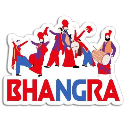 Sticker from the "Bhangra ਭੰਗੜਾ" sticker pack