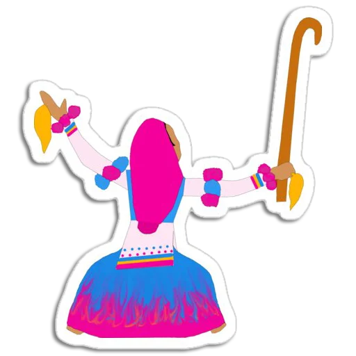 Sticker from the "Bhangra ਭੰਗੜਾ" sticker pack