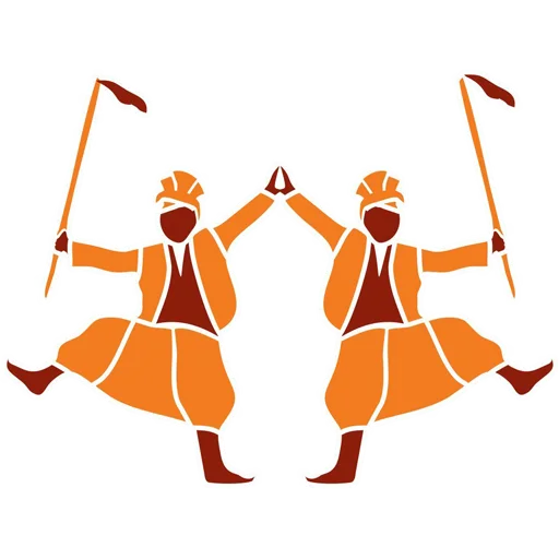 Sticker from the "Bhangra ਭੰਗੜਾ" sticker pack