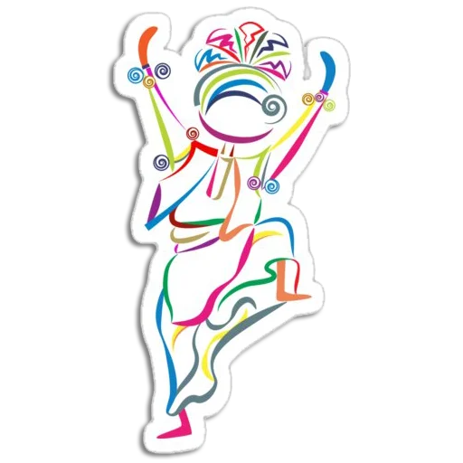 Sticker from the "Bhangra ਭੰਗੜਾ" sticker pack