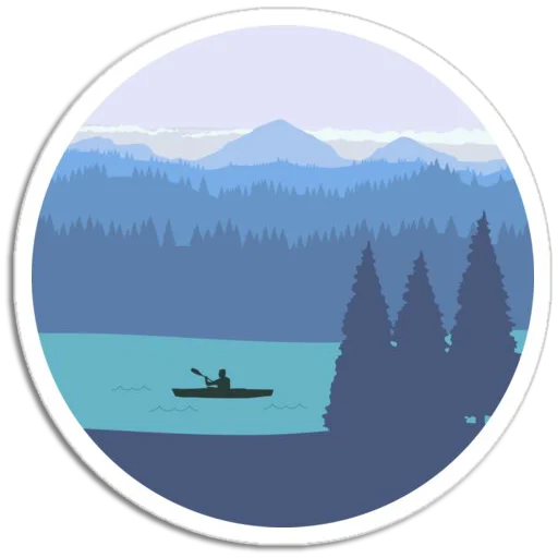 Sticker from the "Nature Scenes" sticker pack