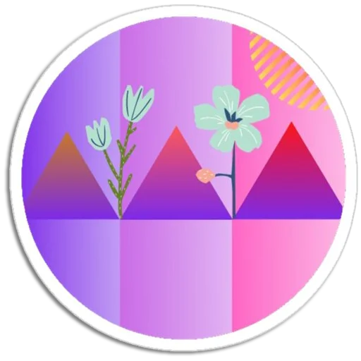 Sticker from the "Nature Scenes" sticker pack