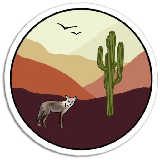 Sticker from the "Nature Scenes" sticker pack