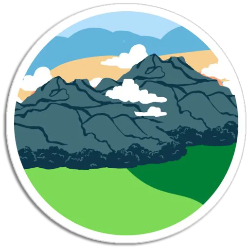 Sticker from the "Nature Scenes" sticker pack