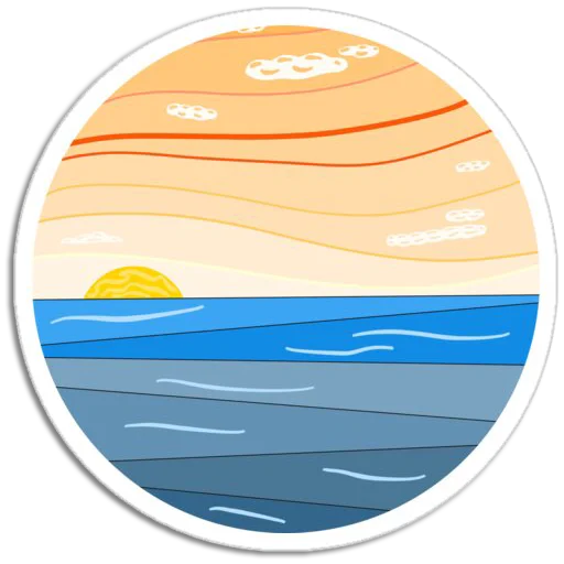 Sticker from the "Nature Scenes" sticker pack