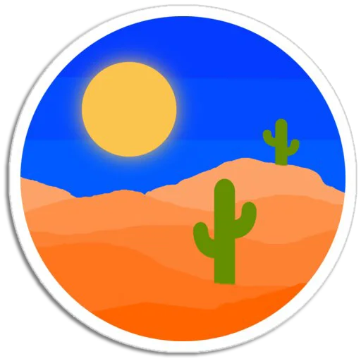 Sticker from the "Nature Scenes" sticker pack