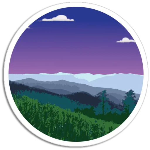 Sticker from the "Nature Scenes" sticker pack