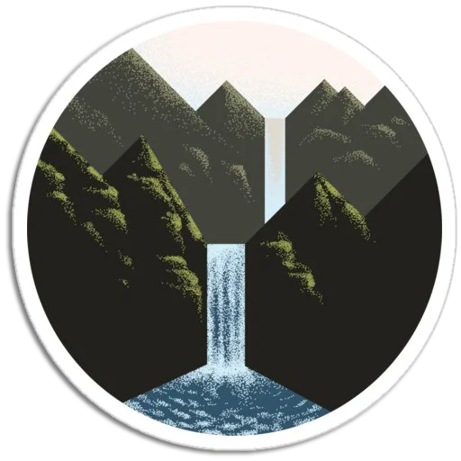 Sticker from the "Nature Scenes" sticker pack