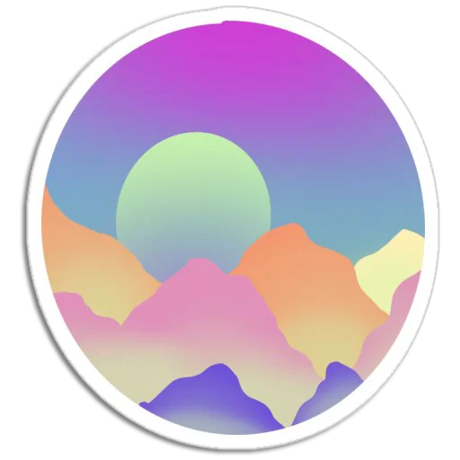 Sticker from the "Nature Scenes" sticker pack