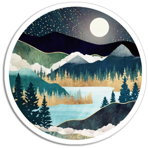 Sticker from the "Nature Scenes" sticker pack