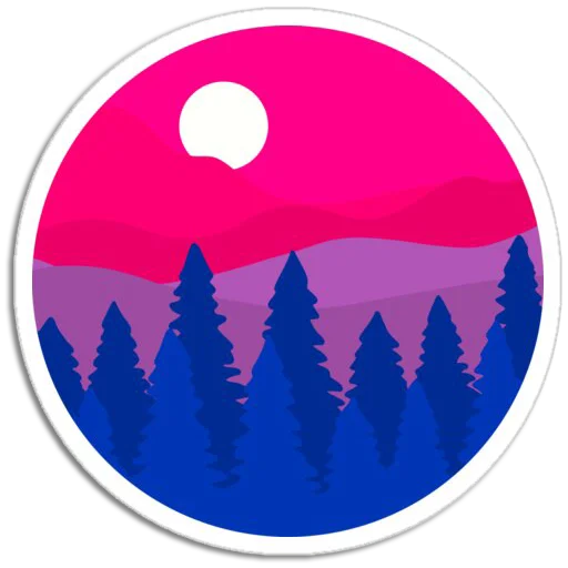 Sticker from the "Nature Scenes" sticker pack