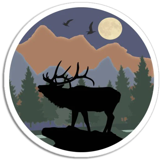 Sticker from the "Nature Scenes" sticker pack