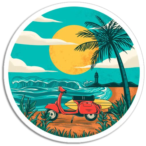 Sticker from the "Nature Scenes" sticker pack