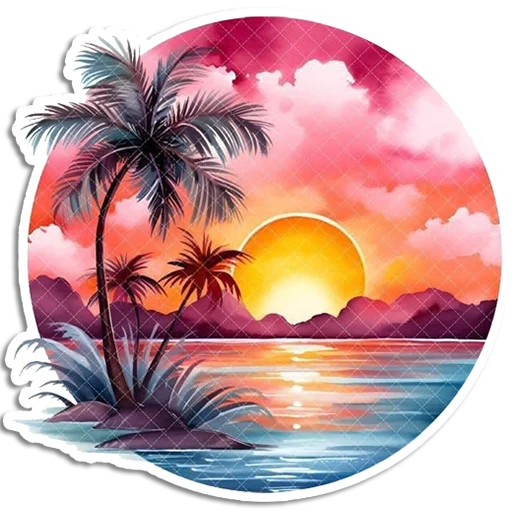 Sticker from the "Nature Scenes" sticker pack