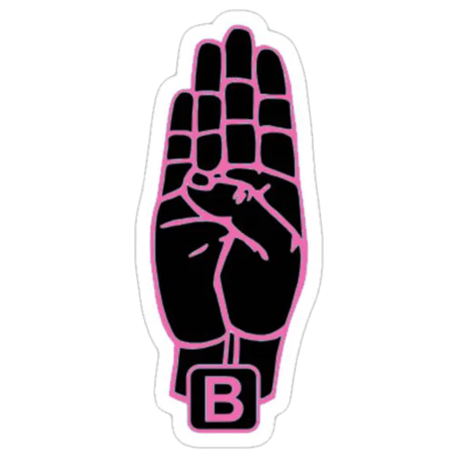 Sticker from the "Sign Language" sticker pack