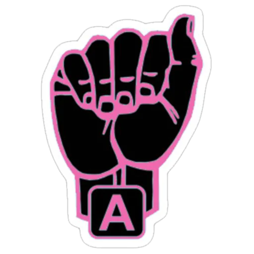 Sticker from the "Sign Language" sticker pack