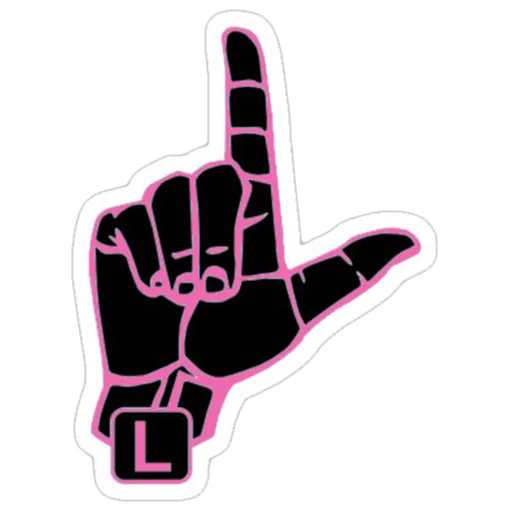 Sticker from the "Sign Language" sticker pack