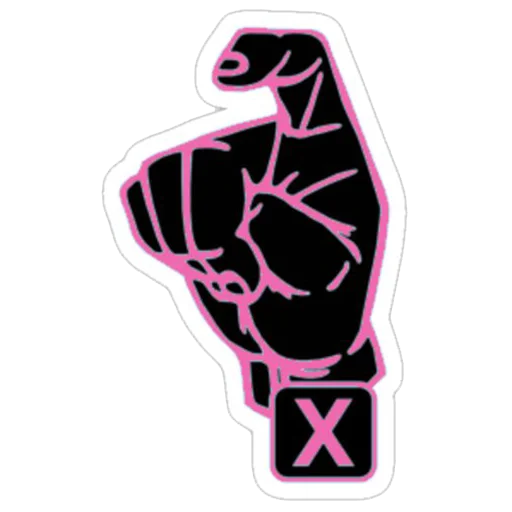 Sticker from the "Sign Language" sticker pack