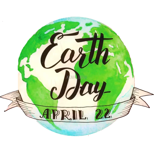 Sticker from the "World Earth Days" sticker pack