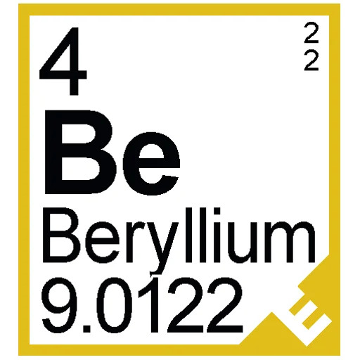 Sticker from the "Periodic Table of Elements" sticker pack