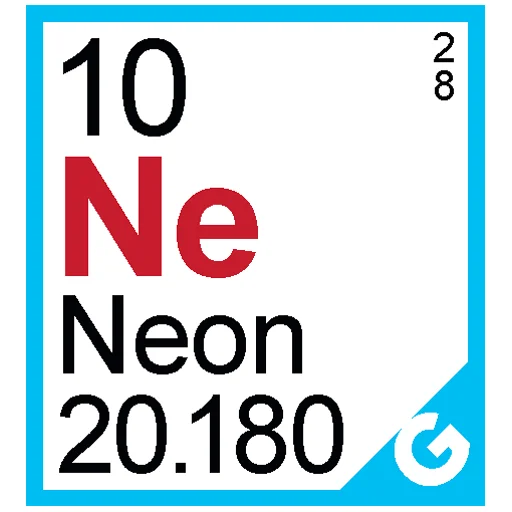 Sticker from the "Periodic Table of Elements" sticker pack