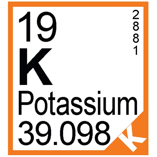 Sticker from the "Periodic Table of Elements" sticker pack