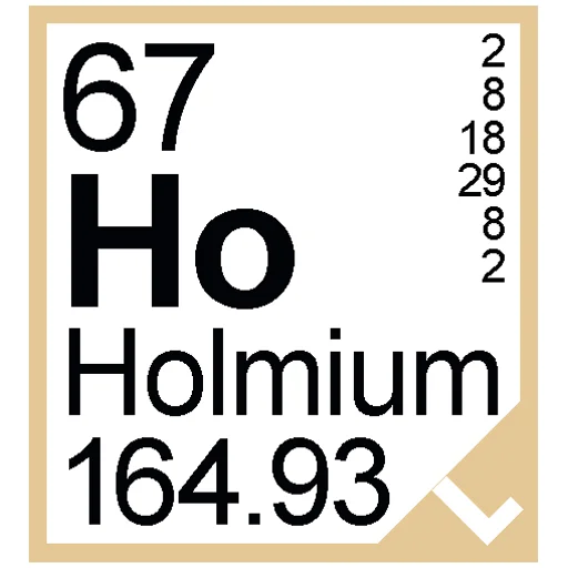 Sticker from the "Periodic Table of Elements" sticker pack