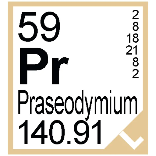 Sticker from the "Periodic Table of Elements" sticker pack