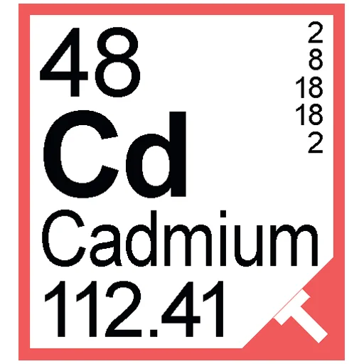 Sticker from the "Periodic Table of Elements" sticker pack