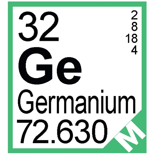 Sticker from the "Periodic Table of Elements" sticker pack