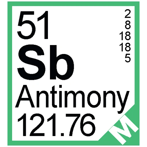 Sticker from the "Periodic Table of Elements" sticker pack