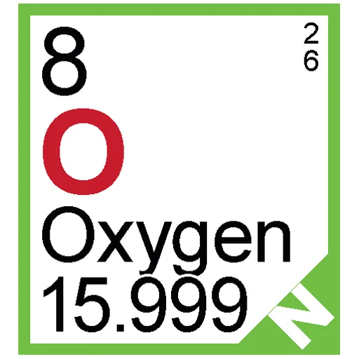 Sticker from the "Periodic Table of Elements" sticker pack