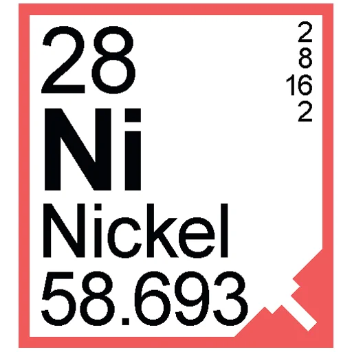 Sticker from the "Periodic Table of Elements" sticker pack